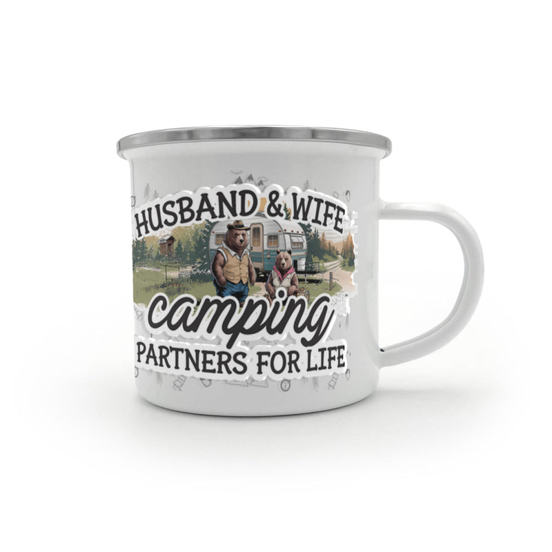 Camping Partners For Life Camping Mug – Personalized Gift for Couples & Friends